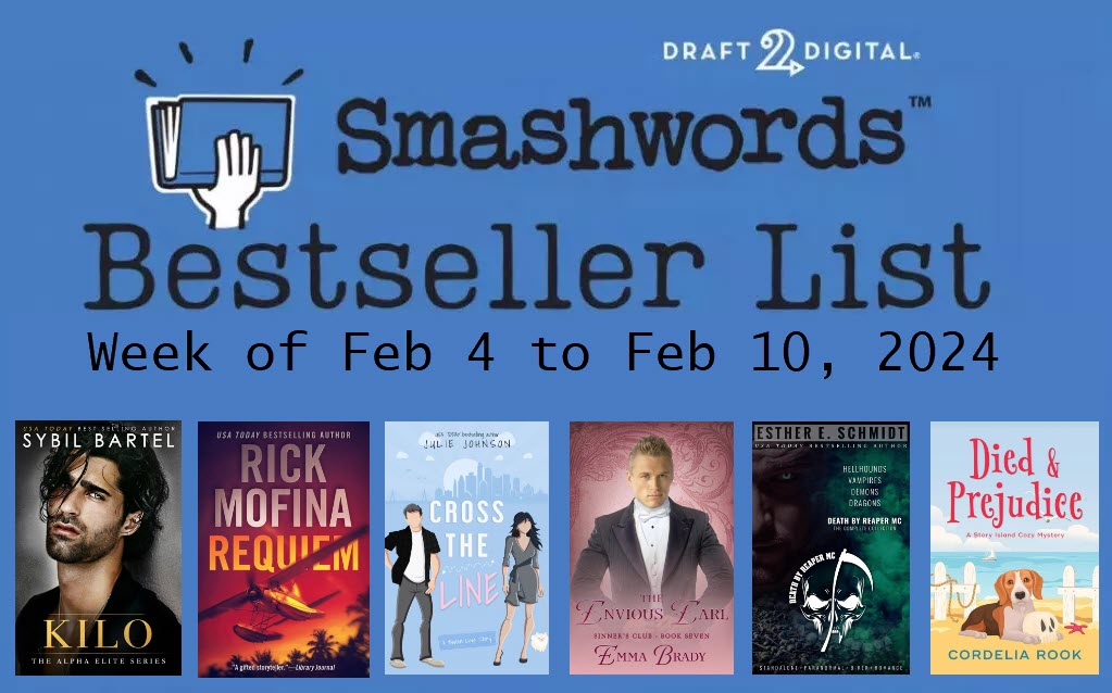 Smashwords Bestselling Indie Authors of the Week – February 10, 2024