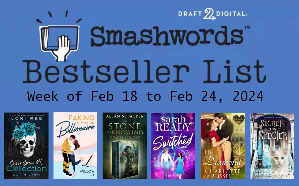 Smashwords Bestselling Indie Authors of the Week – February 24, 2024